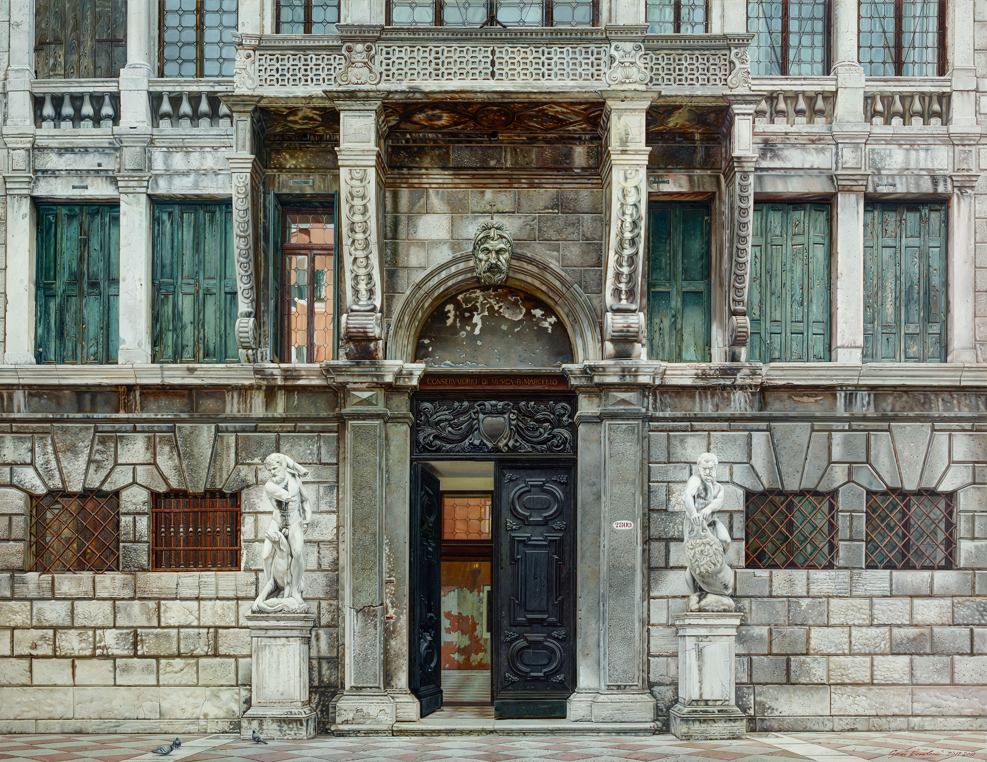 The Facade of  Palazzo Pisani.<br>The 'Benedetto Marcello' Conservatory
